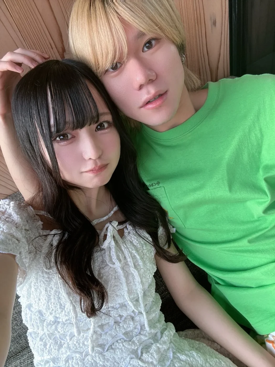 西山レオと那蘭のどかの2ショット写真