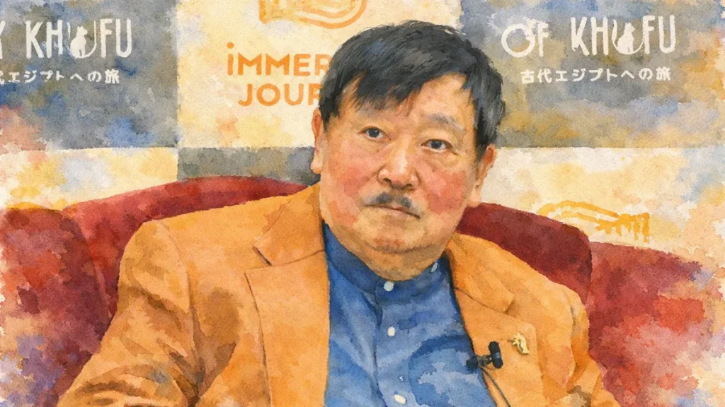 吉村作治の呂律が注目された理由とは|話し方の変化と病気説や現在の活動を整理