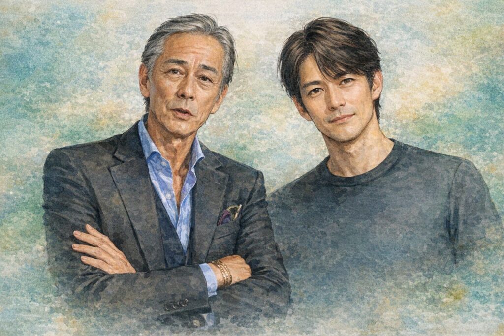 岩城滉一と反町隆史が似てるのはなぜ？顔立ち・骨格の共通点と親子説否定の根拠まとめ