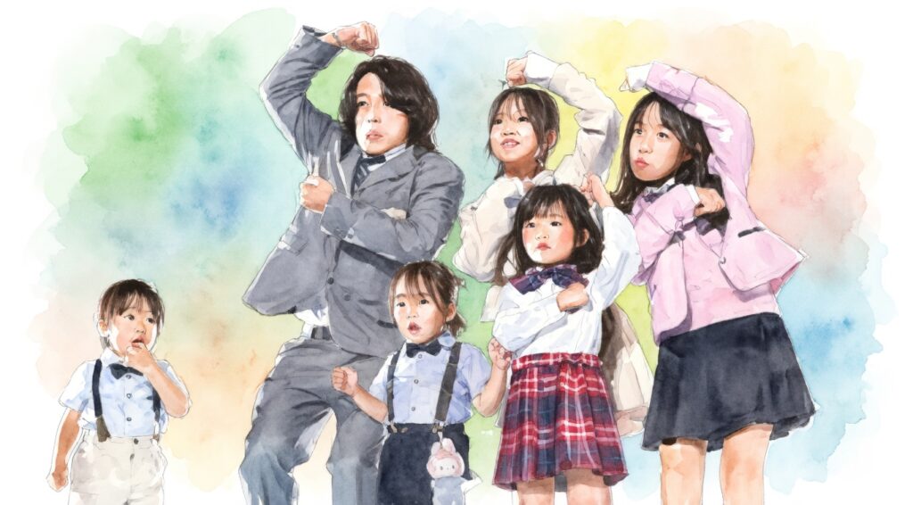 森ケの日常の本名一覧!パパは森三久でママと子供たちの名前の由来も解説