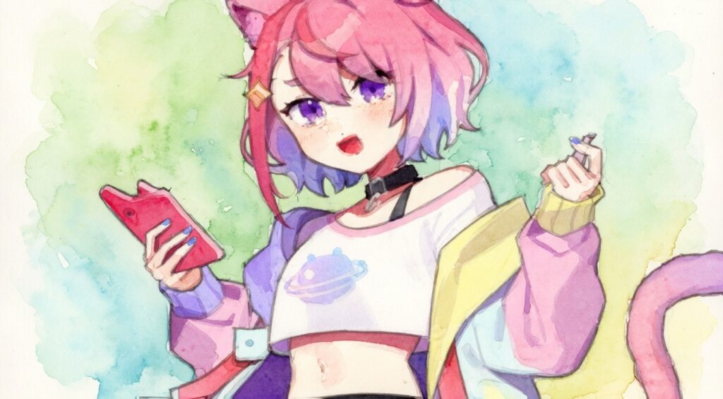 宙星ぱるの中の人・前世は5年間不明！顔バレなし・謎多き宇宙猫VTuberを徹底解説