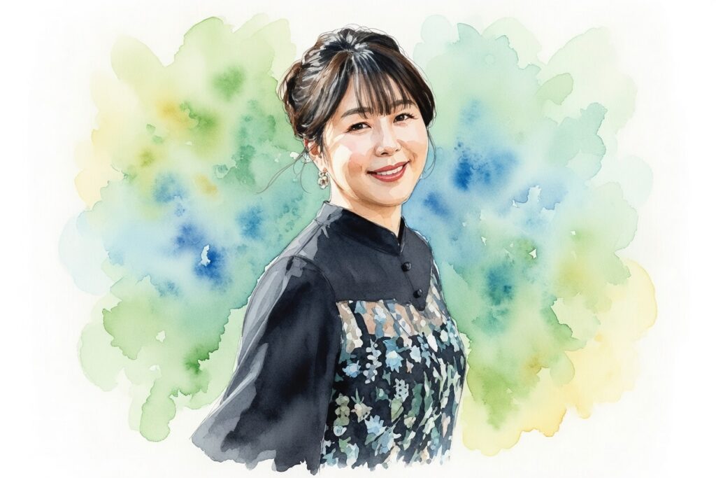 堀内敬子の再婚相手は一般男性!ガッチリ体型の夫との家族生活と43歳高齢出産の真相