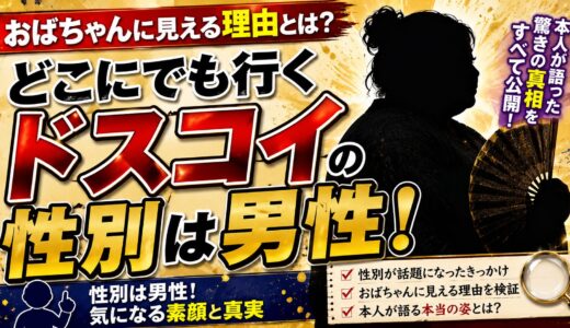 どこにでも行くドスコイの性別は男性！おばちゃんに見える理由と本人が明かした真相