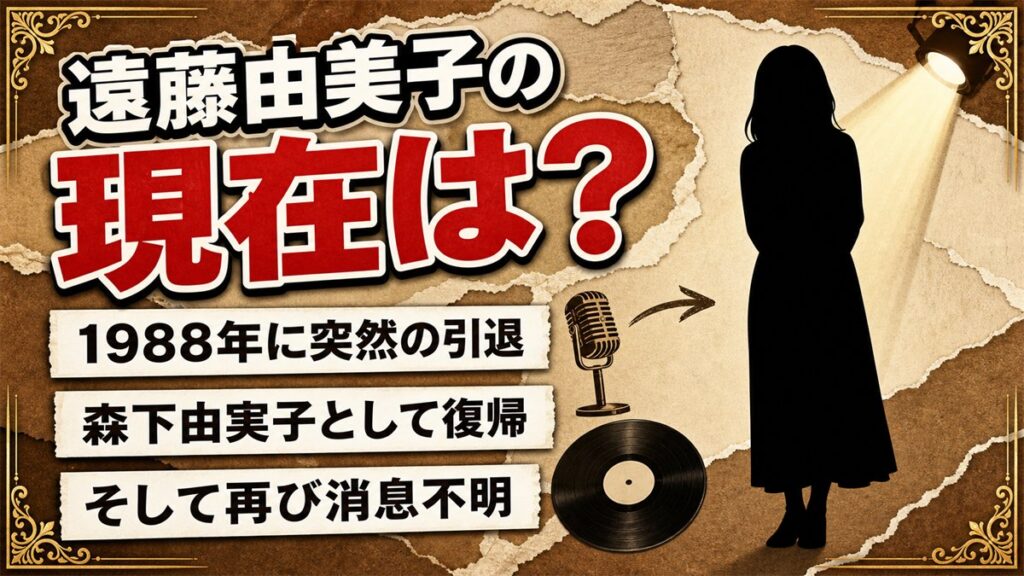 遠藤由美子の現在は消息不明!森下由実子に改名して再デビューした理由