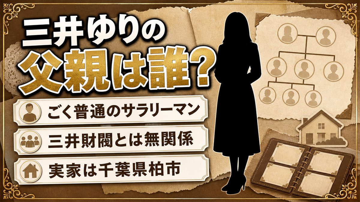 三井ゆり 父親