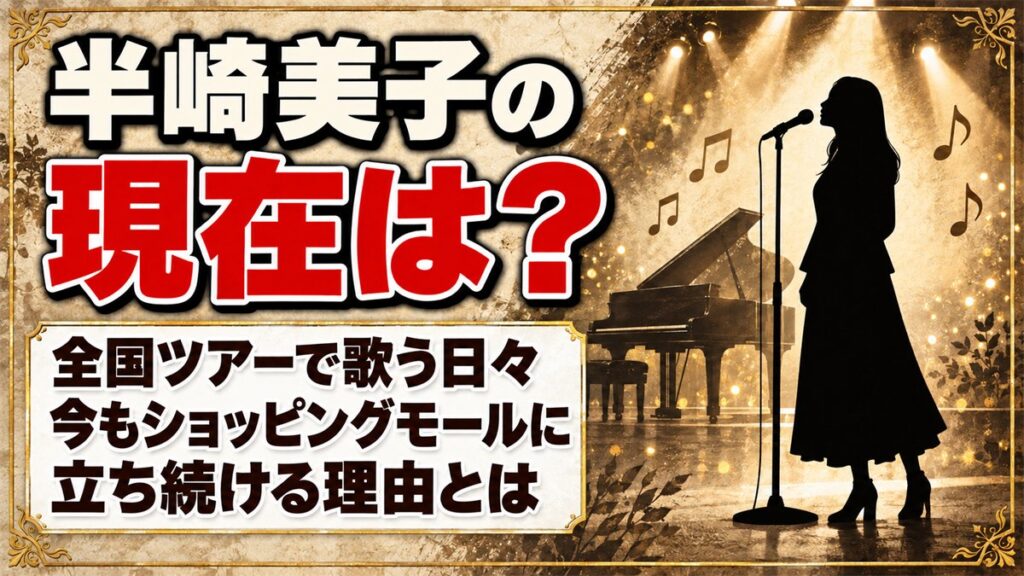 半崎美子の現在は全国ツアーで歌う日々!今もショッピングモールに立ち続ける理由とは
