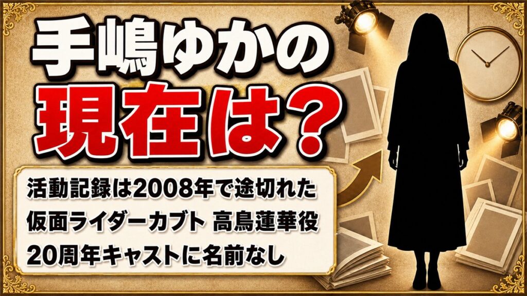 手嶋ゆかの現在は芸能界を離れたまま!活動記録が2008年で途切れた経緯とは?