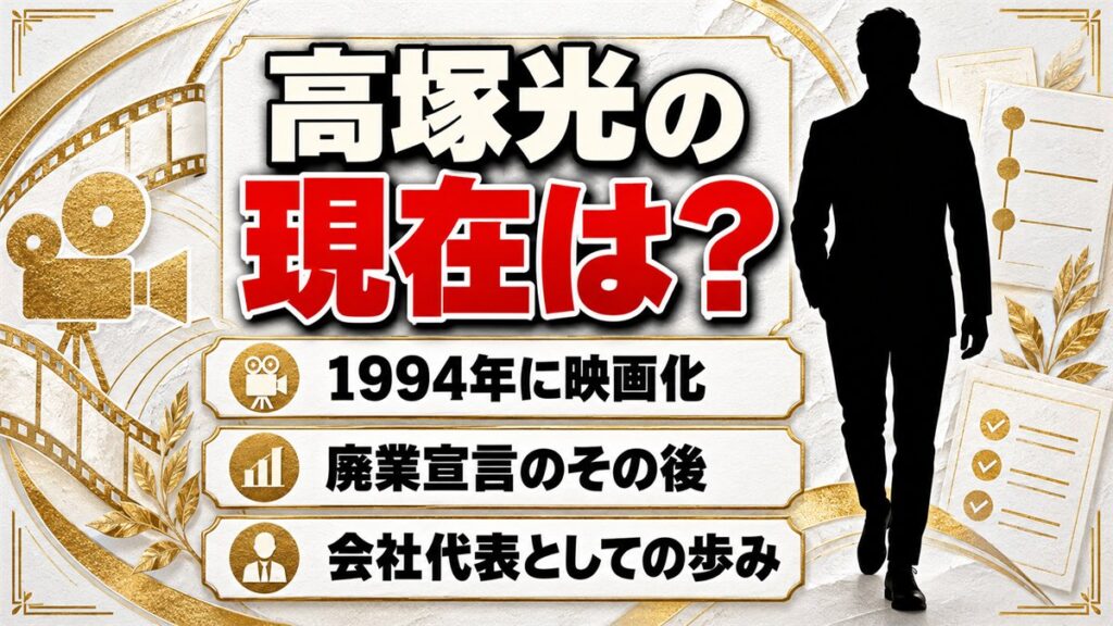 高塚光の現在は?映画化された超能力サラリーマンが廃業宣言した後の歩みとは